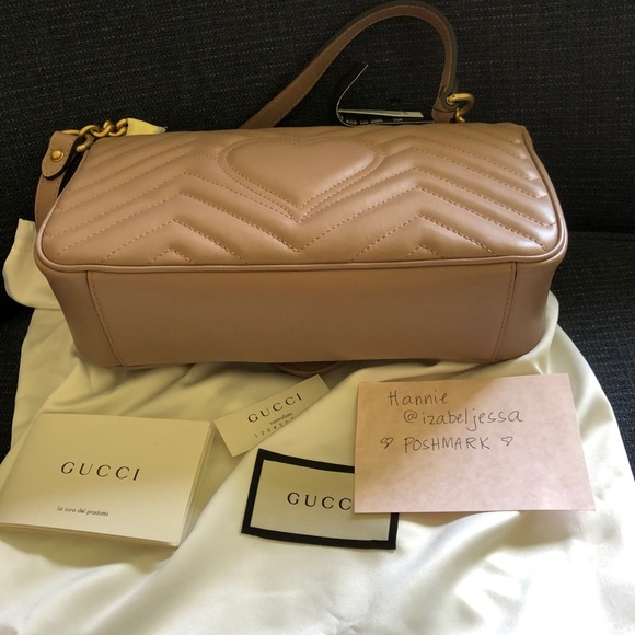 BRAND NEW SMALL MARMONT FLAP IN ROSE - Picture 3 of 5